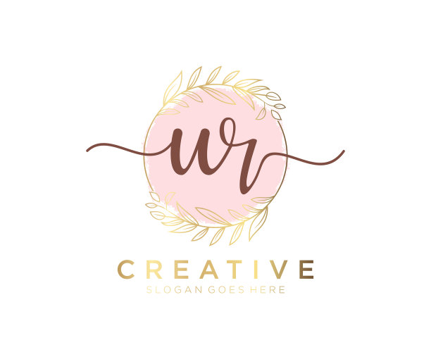 初始ur女性标志可用的自然沙龙图片下载