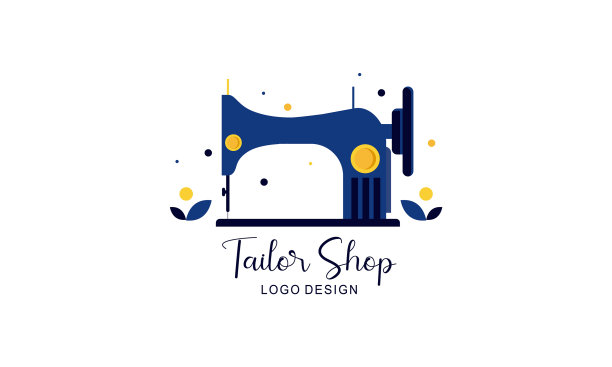 裁缝店的标志设计会徽图片下载