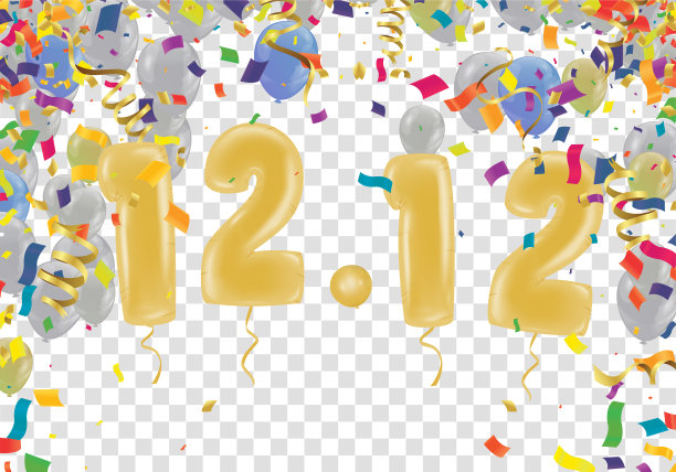 派对气球12-12购物日特惠图片下载