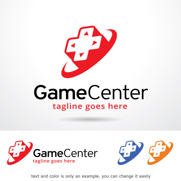 游戏中心logo模板图片下载