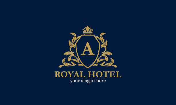 皇家酒店豪华标志图片下载