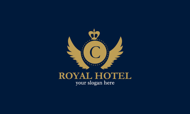 皇家酒店豪华标志图片下载