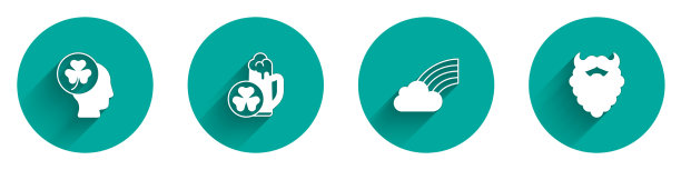 用三叶草装啤酒图片下载