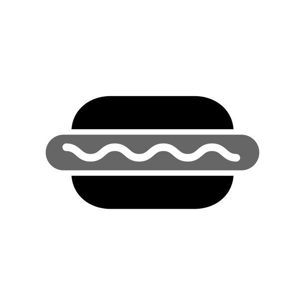 热狗图标的图形图片下载