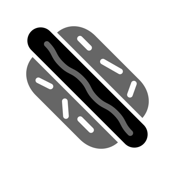 热狗图标的图形图片下载