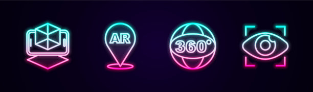 设置线三维建模增强现实ar 360图片下载
