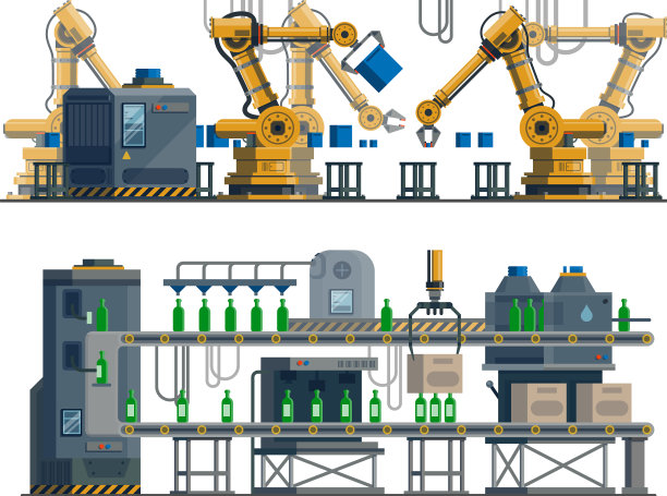 工业流水线自动化输送图片下载