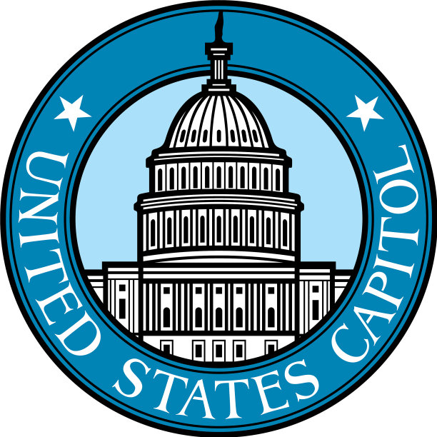 美国国会大厦颜色图片下载