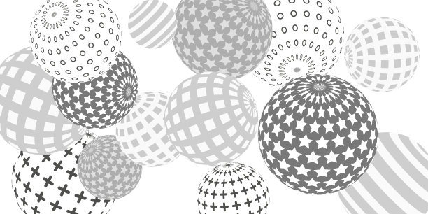 复古3d抽象球伟大的设计图片下载
