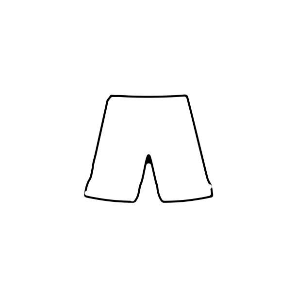 短裤细线图标短裤线性轮廓图标图片下载