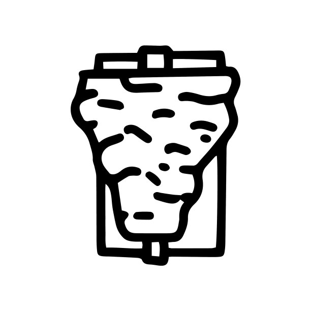 墨西哥烤肉串简笔画图标图片下载