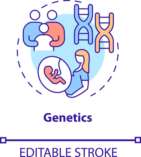 遗传学概念图标图片下载