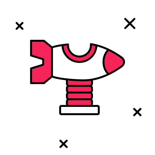 操场图标上的填充轮廓摆动平面图片下载