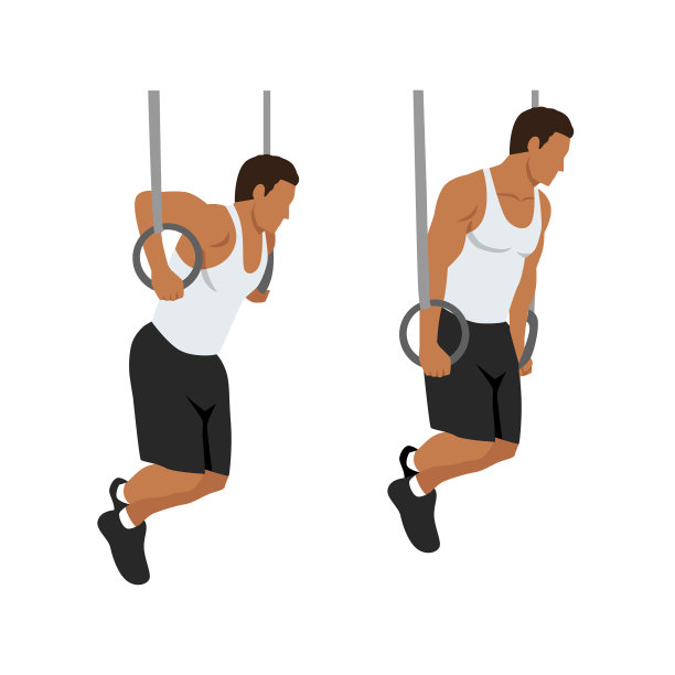 体操吊环跳水运动是平的图片下载