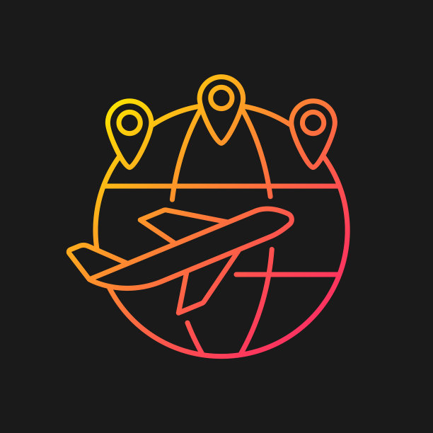 卓越的连接渐变图标为黑暗图片下载