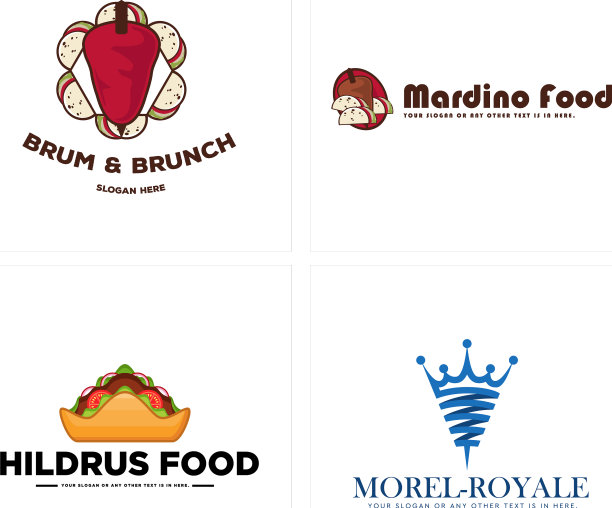 集美食餐厅标志设计图片下载