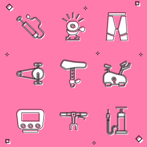 设置自行车气泵铃自行车短裤链图片下载