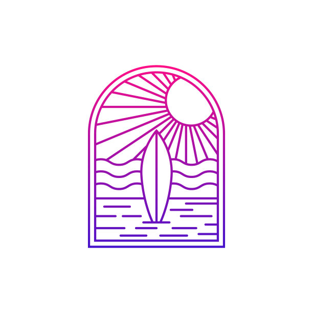 海洋和海滩全景图图片下载