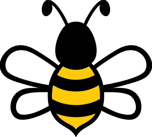 蜜蜂昆虫的颜色图片下载