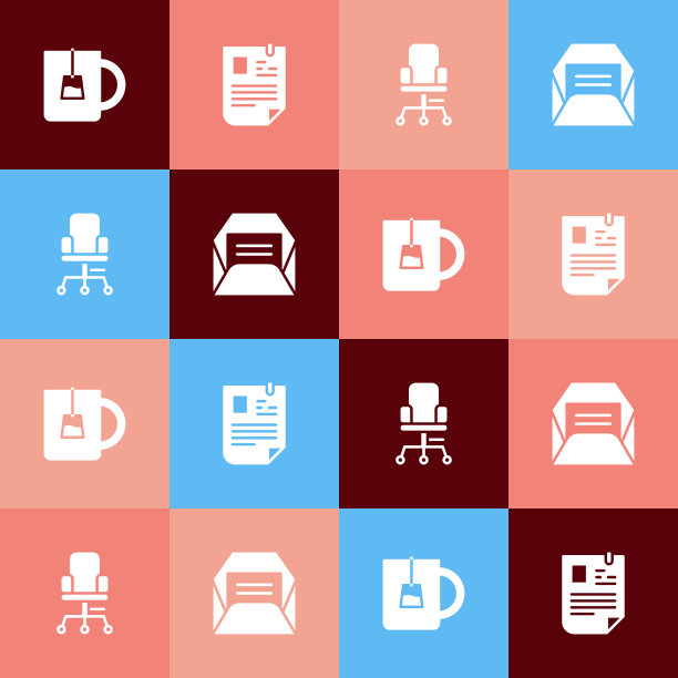 集波普艺术杯茶简历办公椅和图片下载