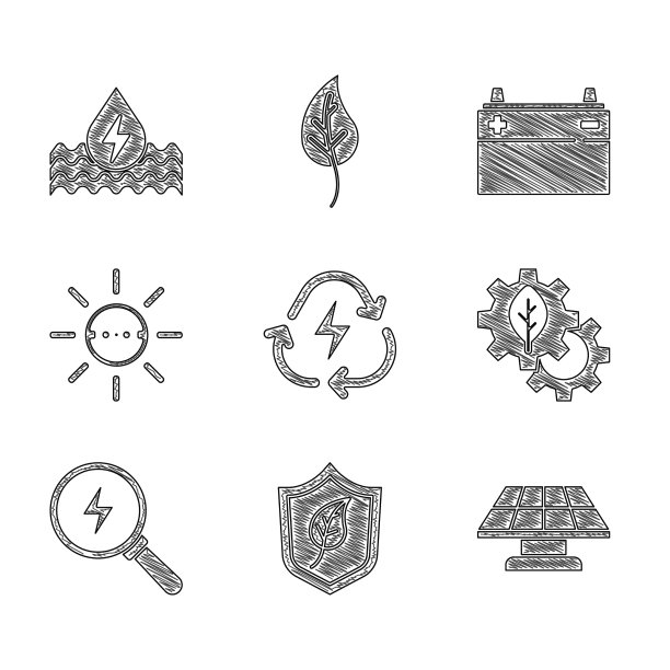 采用回收护叶太阳能组件电池图片下载