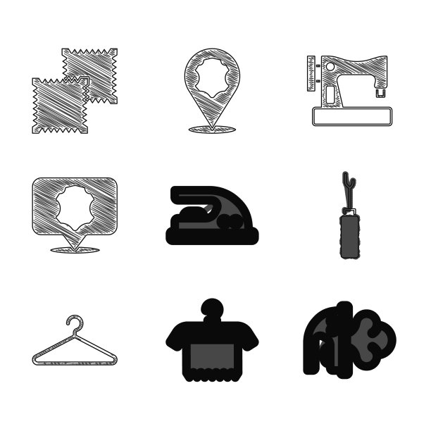 集电熨斗衣架衣柜锥子工具图片下载