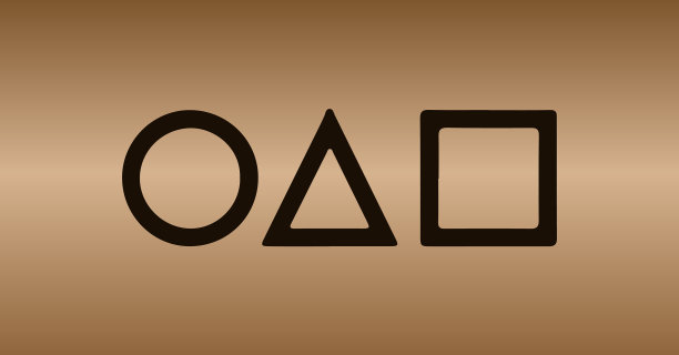 鱿鱼游戏卡片访问和标志设计图片下载