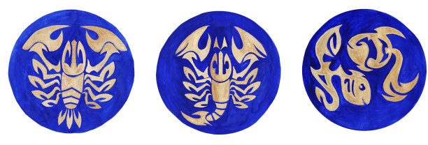 由三个星座组成——巨蟹座、天蝎座和图片下载