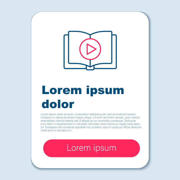 行有声书图标孤立在灰色背景图片下载