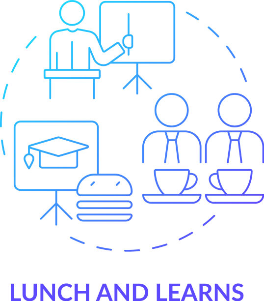 午餐期间的教育概念图标图片下载