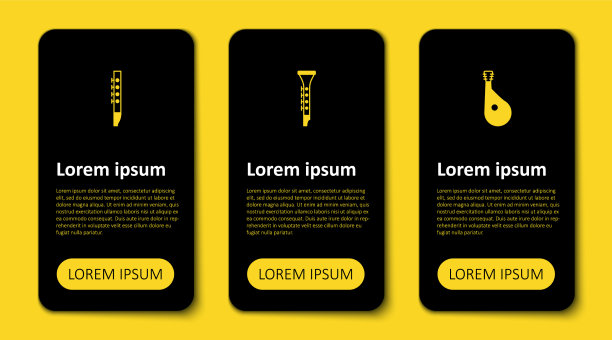 设置班杜拉单簧管和长笛业务图片下载