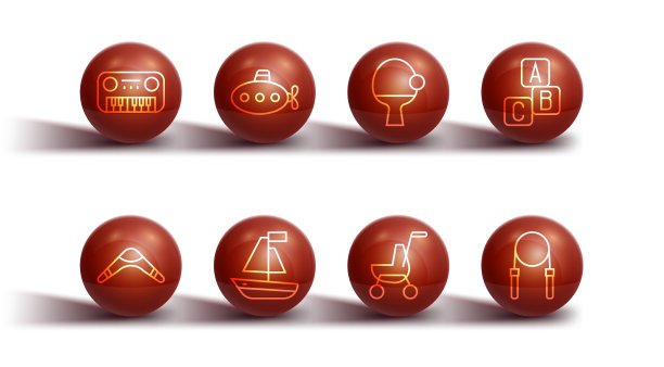 Set line玩具钢琴回旋镖ABC积木宝宝图片下载