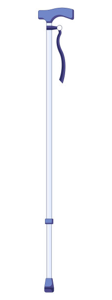 拐杖图标对金属图片下载