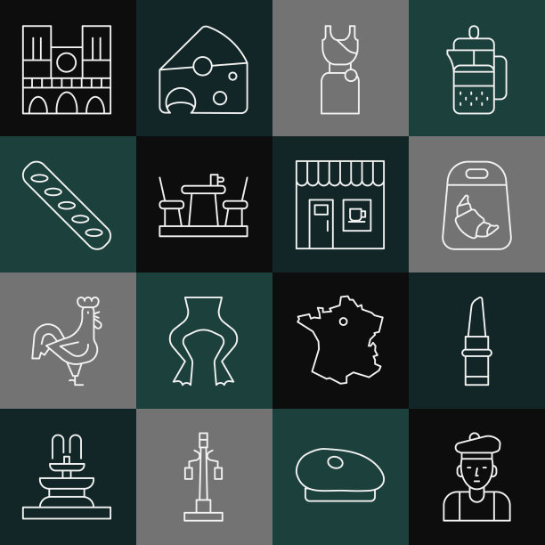 定线法国男人口红羊角包图片下载