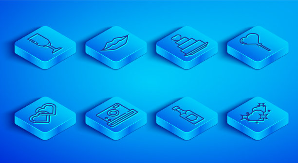 定线杯香槟微笑嘴唇婚礼图片下载