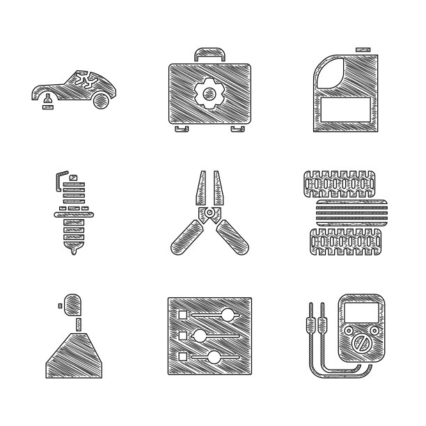 设置汽车电池跳线电源线设置图片下载