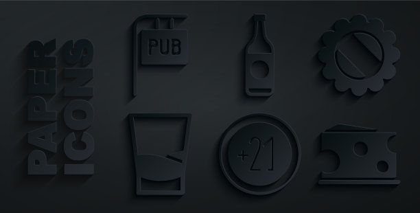 酒精21加瓶盖一杯伏特加图片下载