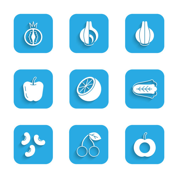 定橙果樱桃桃白菜豆图片下载