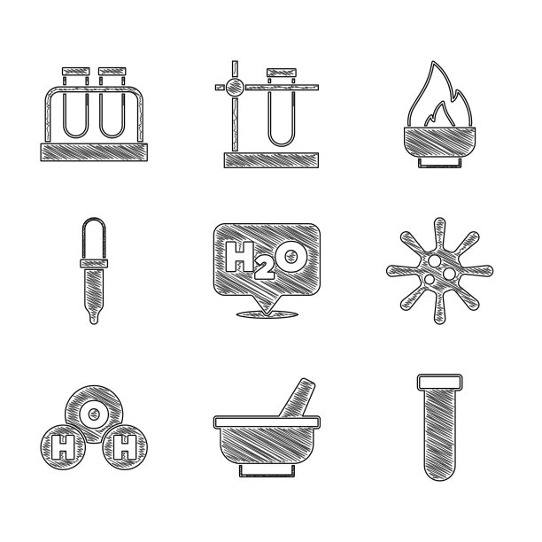 设定水臼和杵的化学配方图片下载