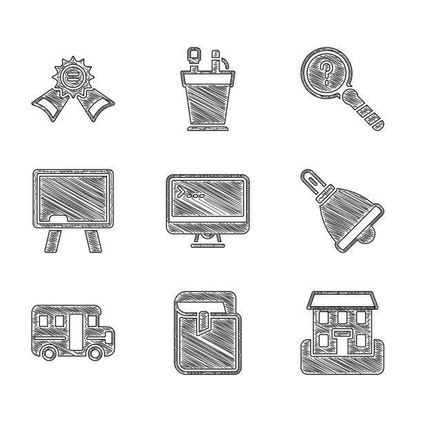 设置电脑显示器图书校舍图片下载