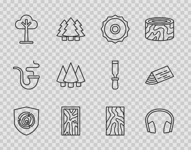 设置线原木耳机圆锯图片下载