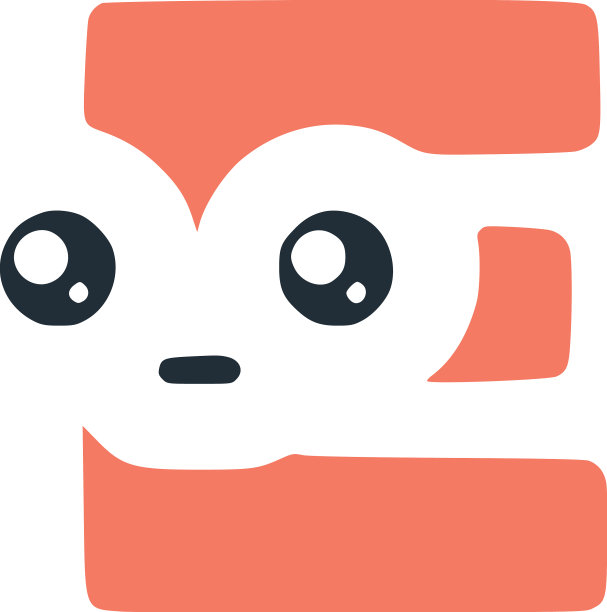 字母可爱可爱的卡通搞笑的笑脸夹。图片下载