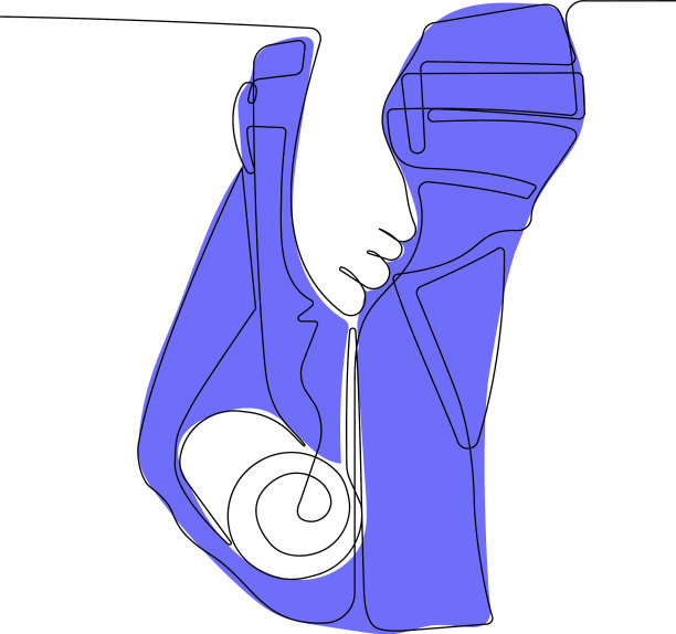 人的手拿着油漆刷图片下载