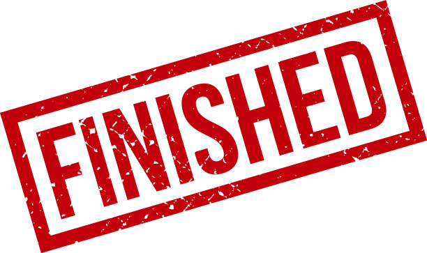 完成橡胶邮票红色完成橡胶垃圾图片下载