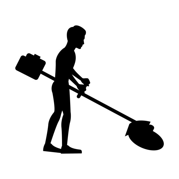 黑色轮廓设计与孤立的白色图片下载