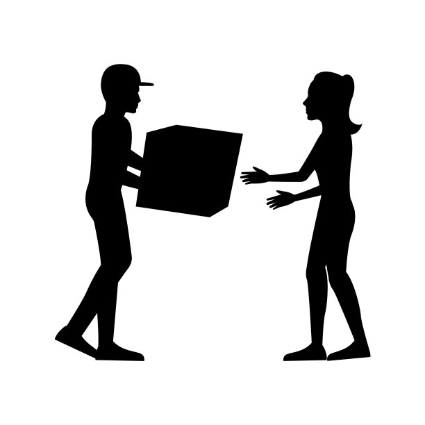 黑色轮廓设计与孤立的白色图片下载