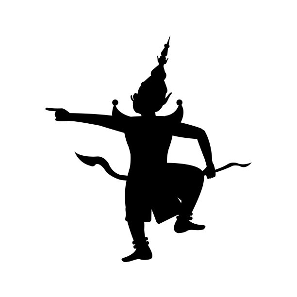 大尖之王黑色廓形设计图片下载