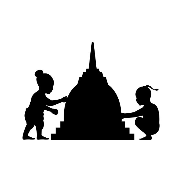 黑色轮廓设计与孤立的白色图片下载