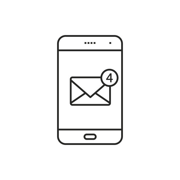 手机上的新邮件通知图片下载