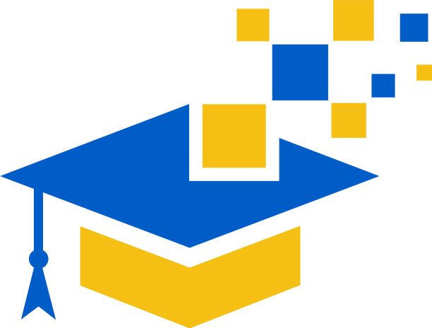 数字教育标志概念图片下载